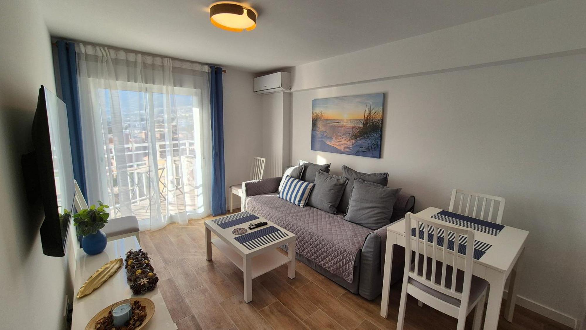 Blue Oasis Sea And Mountain Panorama Apartment Benalmadena Luaran gambar